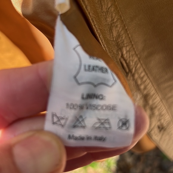 Vintage Donald Pliner men’s glove leather Italian jacket Men’s size 52 - Picture 4 of 6